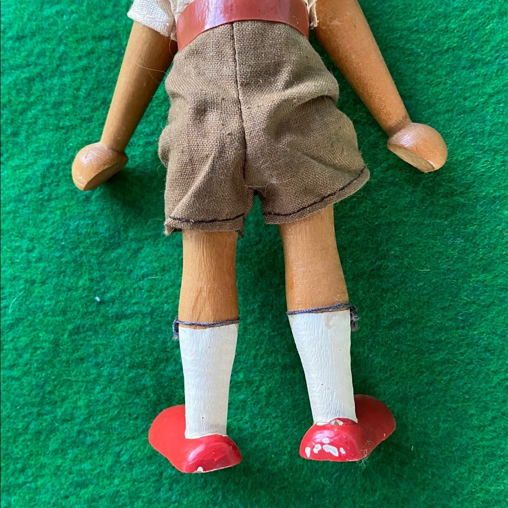 Polish Girl Doll Hand Crafted Wood Collectible Vintage - Picture 5 of 9